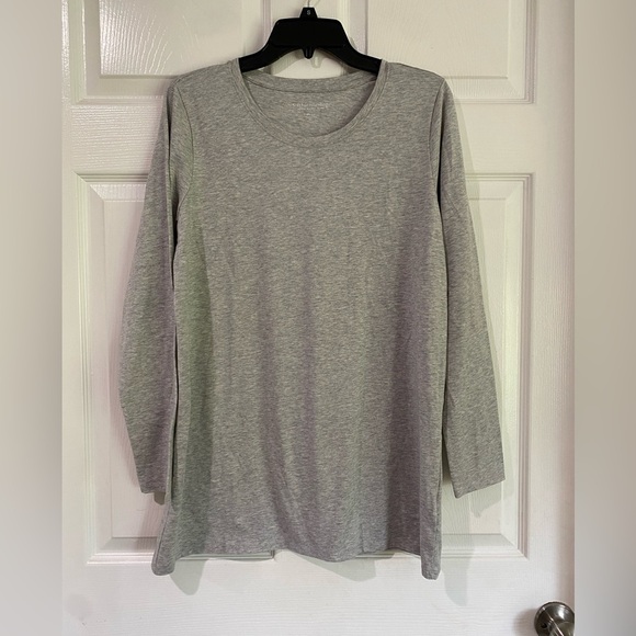 Soft Surroundings Tops - Soft Surroundings Gray Long Sleeve Layering Tunic Top Women's Size Medium